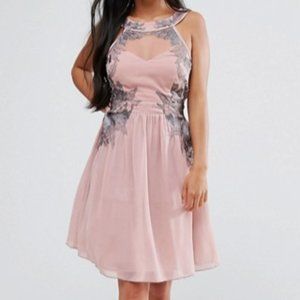Little Mistress Chiffon Skater Dress